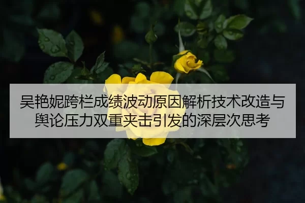 吴艳妮跨栏成绩波动原因解析技术改造与舆论压力双重夹击引发的深层次思考